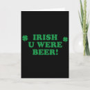 Recherche de buveur de bière vœux cartes Trèfle