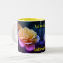 Recherche de rose jaune tasses Mère