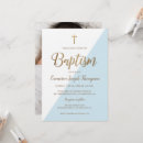 Recherche de moderne de garçon baptême invitations Script