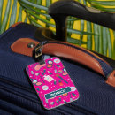 Recherche de beauté bagages étiquettes Girly