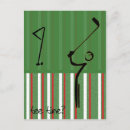 Recherche de golfeurs cartes postales Parti