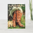 Recherche de men anniversaire cartes Cowboy