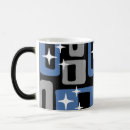 Recherche de bleu moyen tasses Années 1950