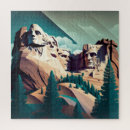 Recherche de mont rushmore puzzles Monument