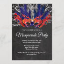 Recherche de mardi gras 16ans anniversaire invitations Masque