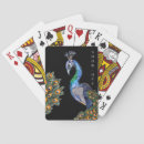 Recherche de paon jeux de cartes Noir