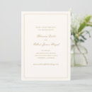 Recherche de ivoire or invitations Élégant