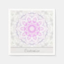 Recherche de mandala blanc serviettes Parti