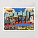 Recherche de ville de seattle cartes postales Vintage