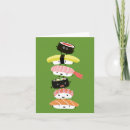 Recherche de sushi vœux cartes Nourriture