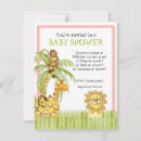 Recherche de lion 11x14 invitations Girafe