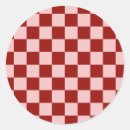 Recherche de damier rouge autocollants Tableau de contrôle