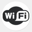 Recherche de wifi autocollants Fuzzy icon