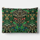 Recherche de feuillage vert cosmétiques pochettes William morris
