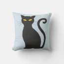 Recherche de halloween cat coussins Noir
