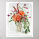 Recherche de pot de maçon posters Fleurs