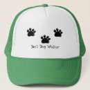 Recherche de empreinte de patte casquettes Marcheur de chiens