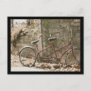 Recherche de vélo tandem cartes postales Rétro