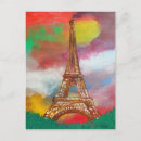 Recherche de tour eiffel abstrait Aquarelle