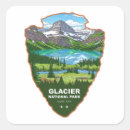 Recherche de parc national glacier autocollants Camping