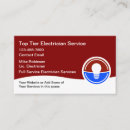 Recherche de service électrique cartes visite Ampoule