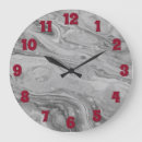 Recherche de marbre rouge horloges Arrière plan