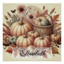 Recherche de en citrouille posters Aquarelle