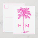 Recherche de monogramme rose cartes postales Monogrammé