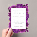 Recherche de faire part de pourpre mariage invitations Fleurs