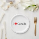 Recherche de canadien assiettes en papier Fête du canada