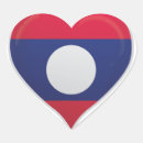 Recherche de drapeau laos autocollants Fierté