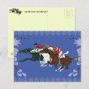 Recherche de course de chevaux cartes postales Jockey