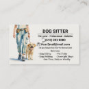 Recherche de dog sitter cartes visite Assis