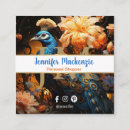 Recherche de bleu paon cartes visite Professionnel