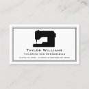 Recherche de machine coudre cartes visite Typographie
