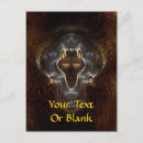 Recherche de animal gothique cartes postales Loup