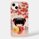 Recherche de fleurs de cerisier rouges iphone coques Sakura