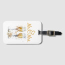 Recherche de champagne bagages étiquettes Épouse