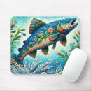 Recherche de saumon tapis souris Bleu