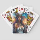 Recherche de steampunk jeux de cartes Femme