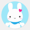 Recherche de dessin de lapin autocollants Animaux