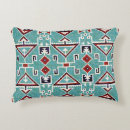 Recherche de motif navajo coussins Turquoise