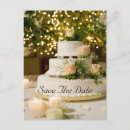 Recherche de gâteau de mariage cartes postales Élégant