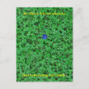 Recherche de porte bonheur cartes postales Bleu