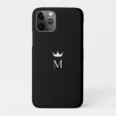 Recherche de couronne reine iphone coques Noir