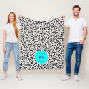 Recherche de bleu abstrait Monogramme