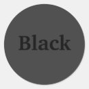 Recherche de couleur foncée autocollants Noir