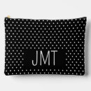 Recherche de pois noir cosmétiques pochettes Monogrammé