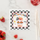 Recherche de voitures de course serviettes Premier anniversaire