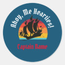 Recherche de capitaine pirate autocollants Jolly roger